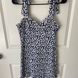 Blue Floral Dress